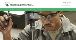 Desktop Screenshot of essentialpersonnel.org