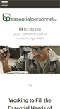 Mobile Screenshot of essentialpersonnel.org